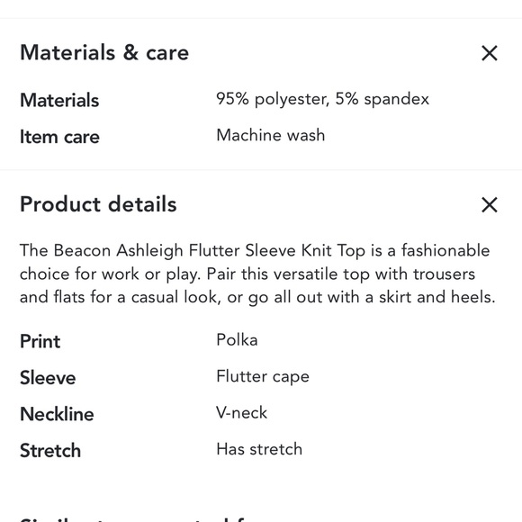 Beacon Ashleigh Flutter Sleeve Top - Picture 2 of 4